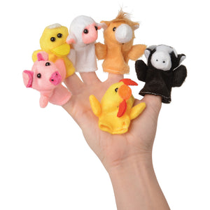 Farm Animal Finger Puppets Toy (one dozen)