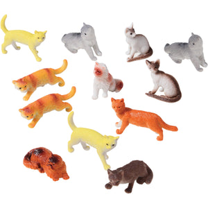 Animal Toys Cats (One Dozen)