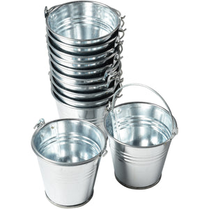 Mini Metal Buckets Party Supply (1 Dozen)