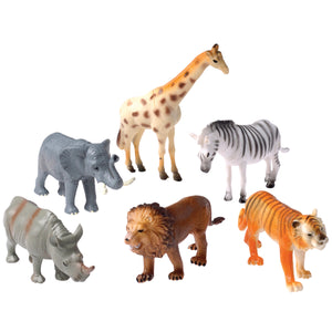Wild Animals - 4 Inch Plush Toy (One dozen)
