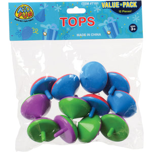 Spin Tops Toy (One Dozen)