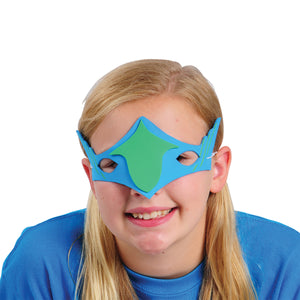 Foam Superhero Costume Masks (1 dozen)