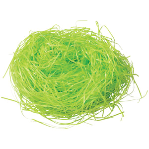 Easter Grass - Plastic Green Decoration (One Dozen)