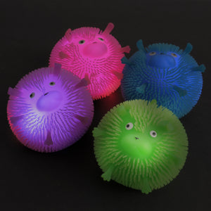 Critter Puffer Ball Yo-Yo Toy (1 Dozen)