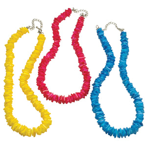 Colored Shell Necklaces Party Favor (One Dozen)