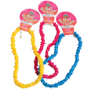 Colored Shell Necklaces Party Favor (One Dozen)