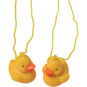 Rubber Duck Necklaces Party Favor (One Dozen)