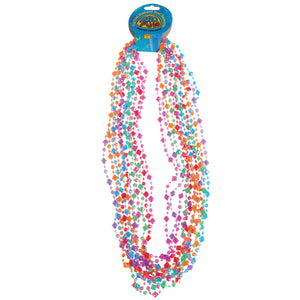 Mardi Gras Novelties - Pearlized Diamond Bead Party Favor (One Dozen)