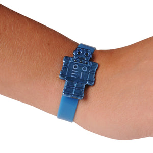 Robot Silicone Bracelets Party Favor (one dozen)