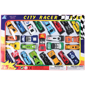 25 Piece Race Car Set Toy