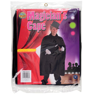 Magician's Black Cape Costume