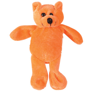Plush Toy Neon Beanbag Bears (One Dozen)