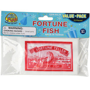 Large Fortune Fish Novelty Toys (72 Per Pack)