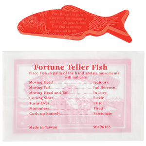 Large Fortune Fish Novelty Toys (72 Per Pack)
