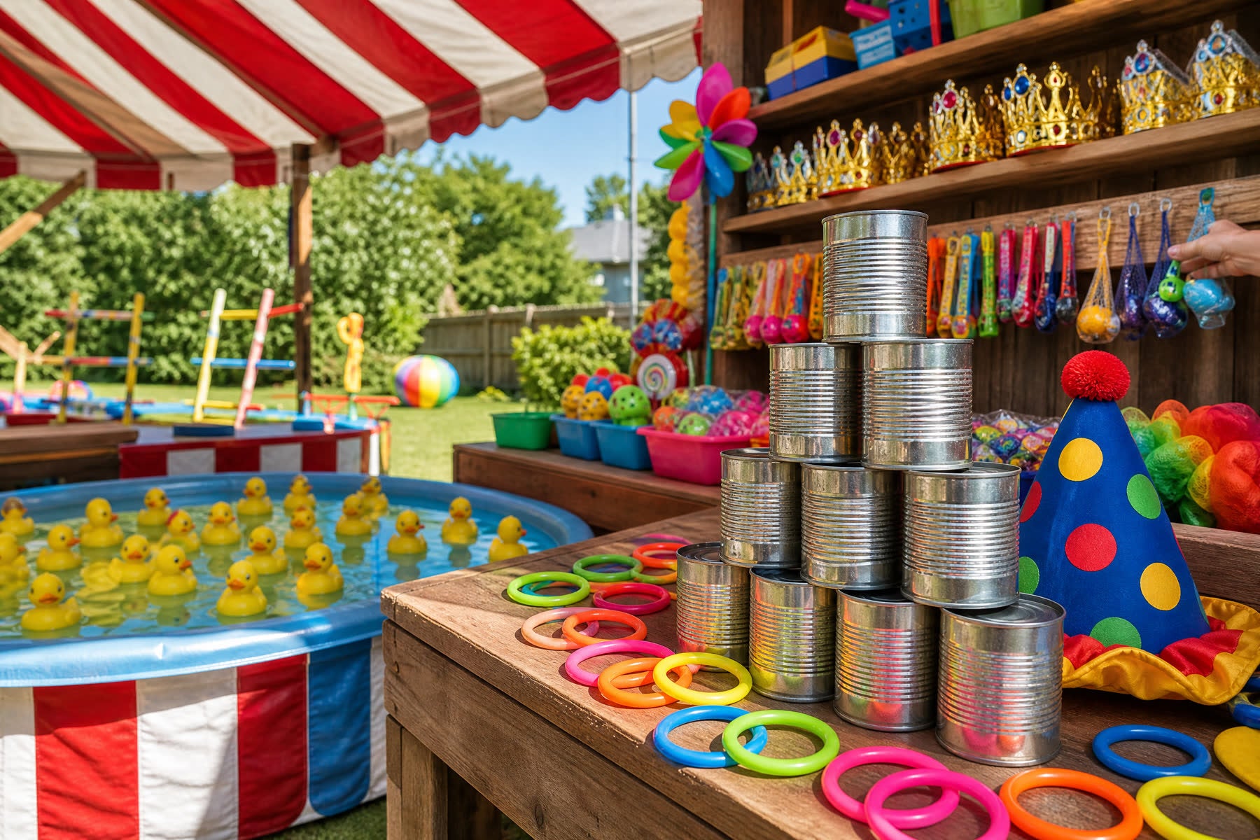 Easy DIY Carnival Games and Prize Ideas for Backyard Parties