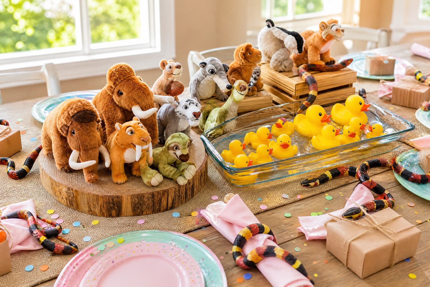 Easy DIY Party Ideas with Stuffed Animal Centerpieces