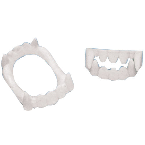 Individually wrapped novelty goofy teeth in a bulk pack, a high-count Halloween party favor for large groups