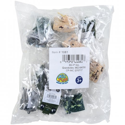 Toy Pullback Tanks (One Dozen)