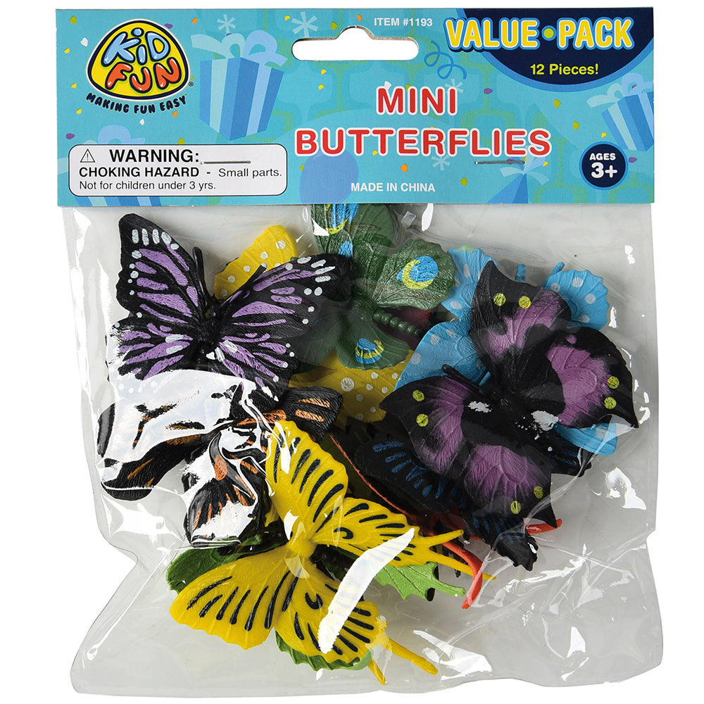 Mini Butterflies Toy Set (1 Dozen)