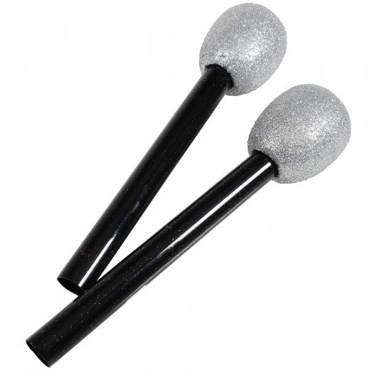 Glitter Microphones Party Favor (1 Dozen)
