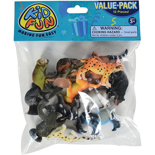 Rain Forest Animals Plush Toys (One Dozen)