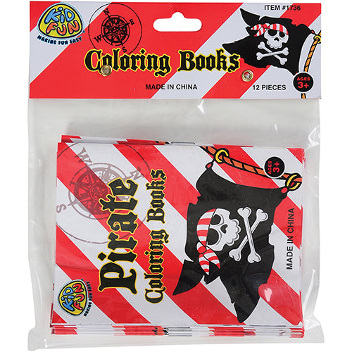 Pirate Coloring Books Party Favor (One Dozen)