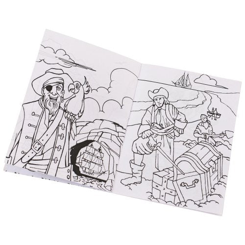 Pirate Coloring Books Party Favor (One Dozen)