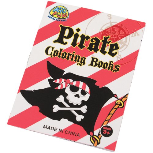 Pirate Coloring Books Party Favor (One Dozen)
