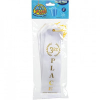 Winners Ribbons - 3rd Place Party Favor (One Dozen)