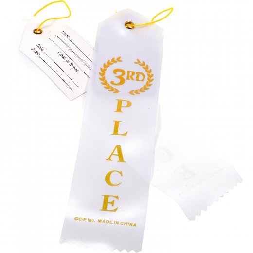 Winners Ribbons - 3rd Place Party Favor (One Dozen)