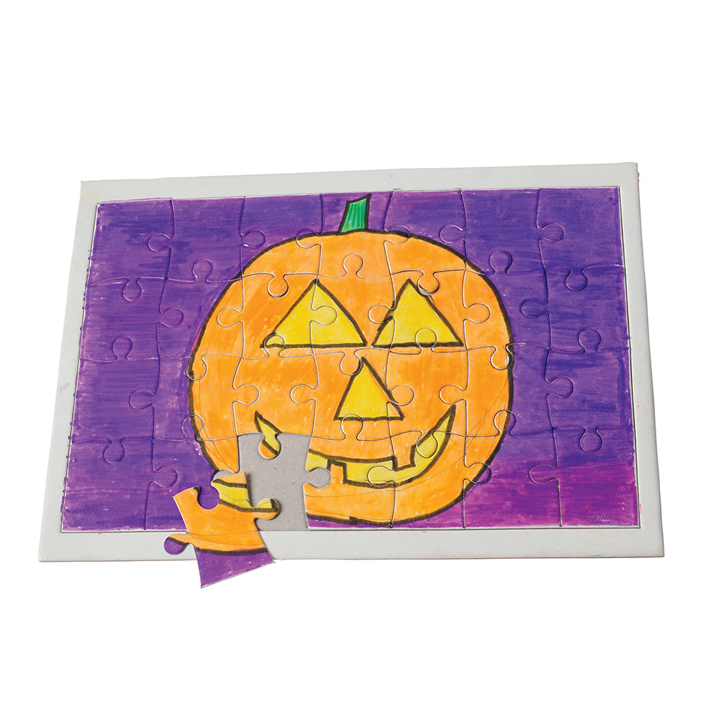 Blank Jigsaw Puzzles Toy (One Dozen)