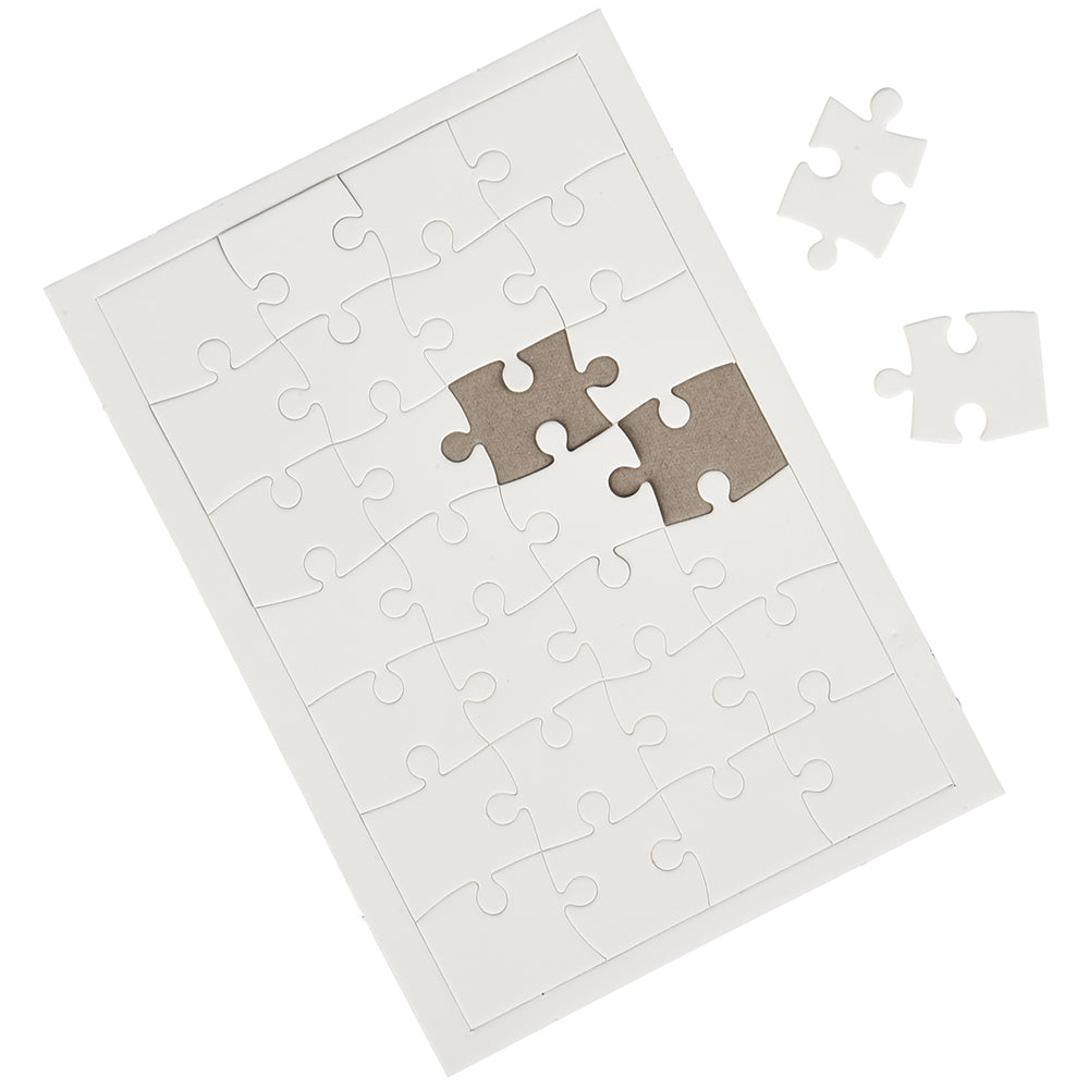 Blank Jigsaw Puzzles Toy (One Dozen)
