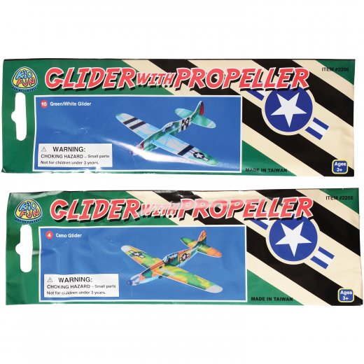 Gliders with Propellers Toy Set (1 Dozen)