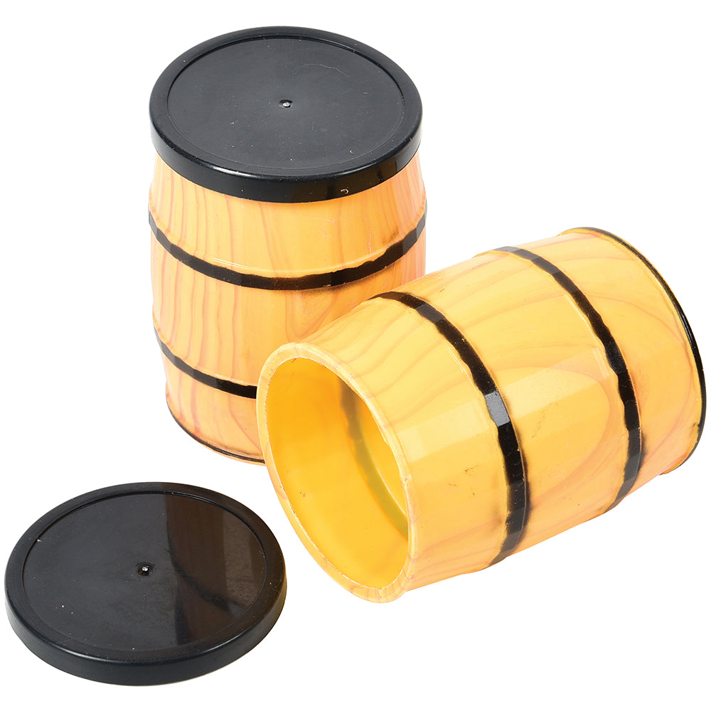 Mini Western Barrel Containers Novelty (One Dozen) Only