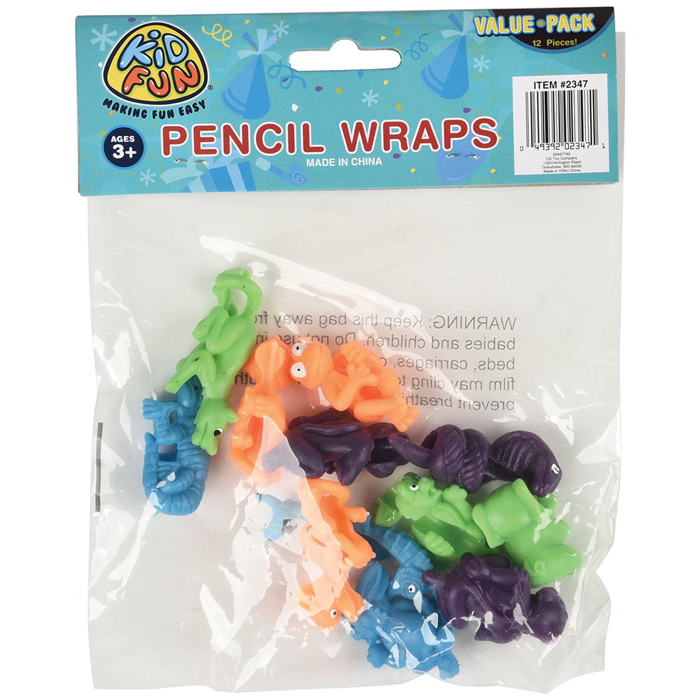 Animal Pencil Wraps (One Dozen)
