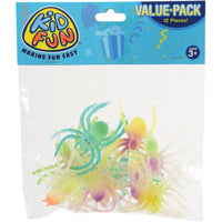 Glow In The Dark Spiders Toy (One Dozen)