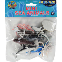 Mini Sea Animals Toy Set (One dozen)