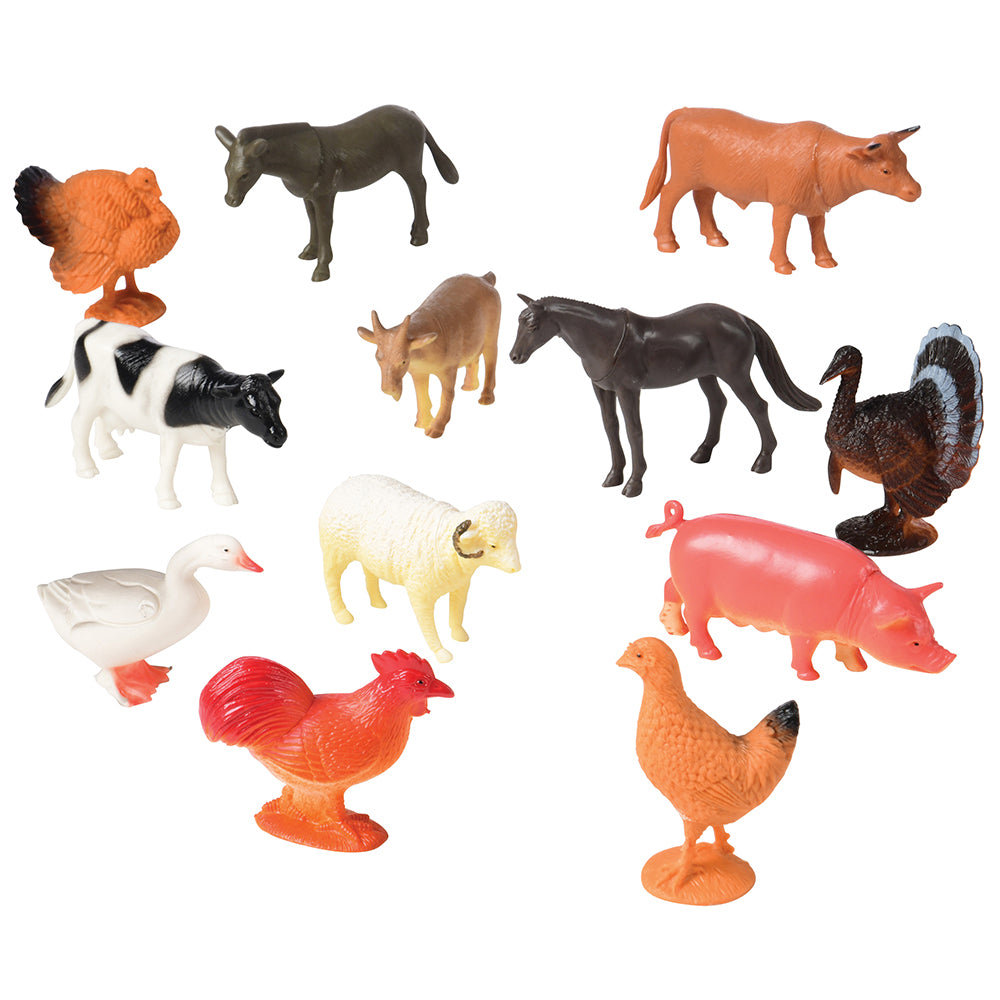 Farm Animals Plush Toy (One dozen)