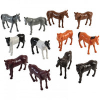 Toy Plastic Horses 4.5 inch (1 Dozen)