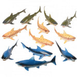 Toy Sharks - 8 Inch Plastic (1 Dozen)