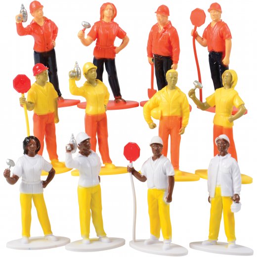 Construction Workers Toy Set (1 Dozen)