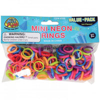 Mini Neon Rings Novelty (144 pieces) – Carnival Source