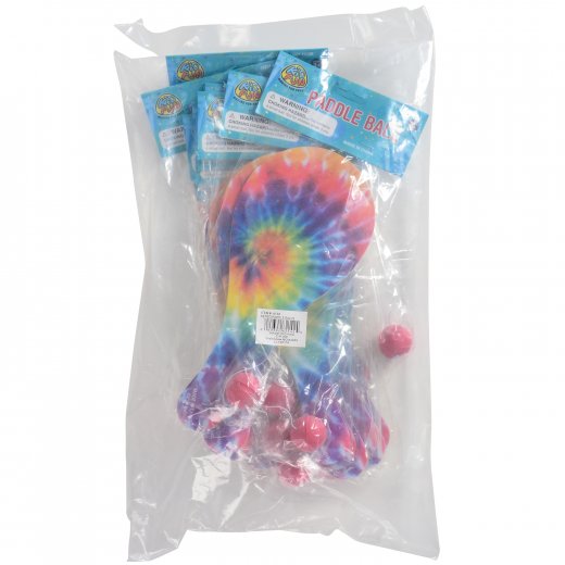 Retro Paddle Balls Toy (One dozen)
