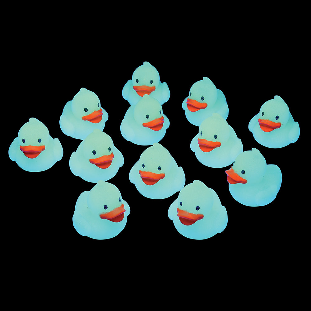 Glow In The Dark Mini Ducks Toy (1 Dozen) – Carnival Source