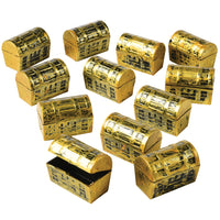 Mini Pirate Treasure Chests Party Favor (1 Dozen)