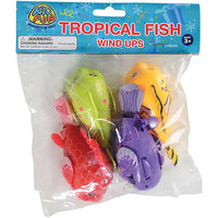 Tropical Fish Wind-Up Toys (pack of 4)