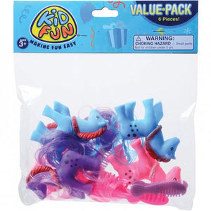 Pony With Comb Toy Sets (pack of 6)