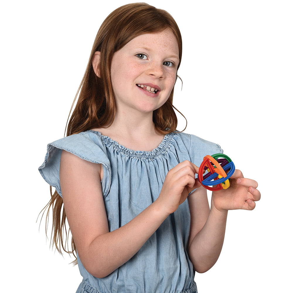Plastic Puzzle Balls Toy (1 Dozen)
