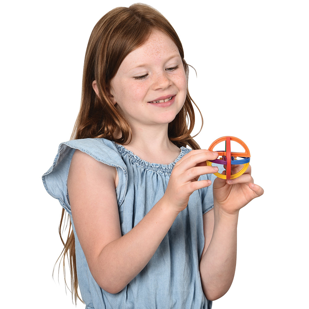 Plastic Puzzle Balls Toy (1 Dozen)