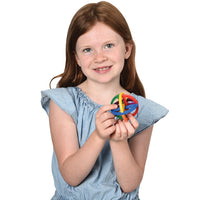Plastic Puzzle Balls Toy (1 Dozen)